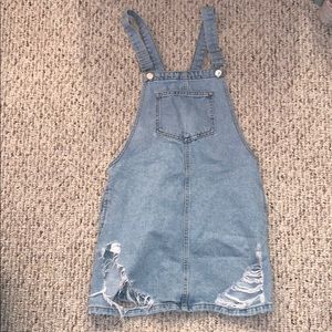 topshop trendy jean dress petite